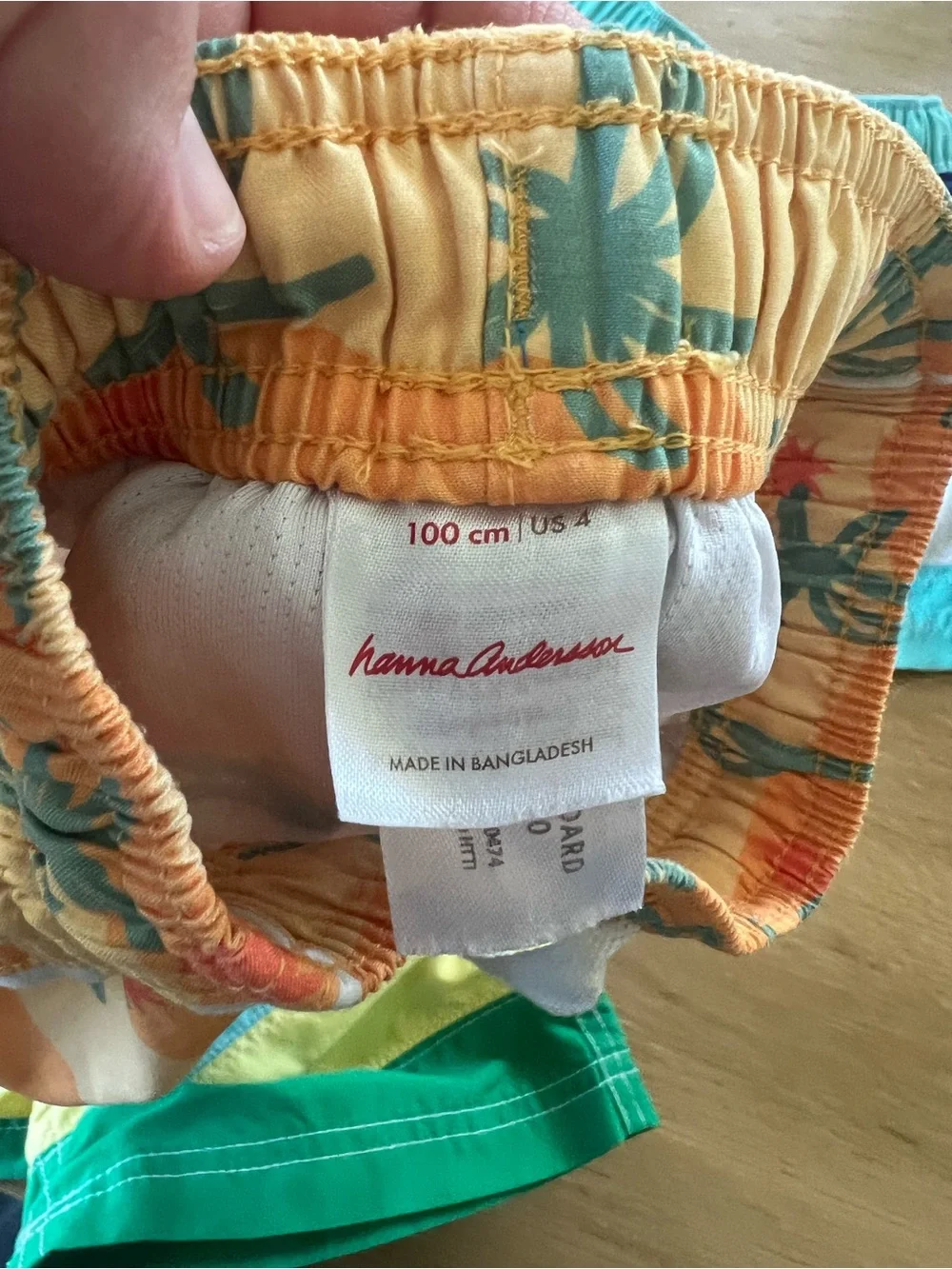 Hannah Andersson Swim Shorts- lot of 3 (4T)